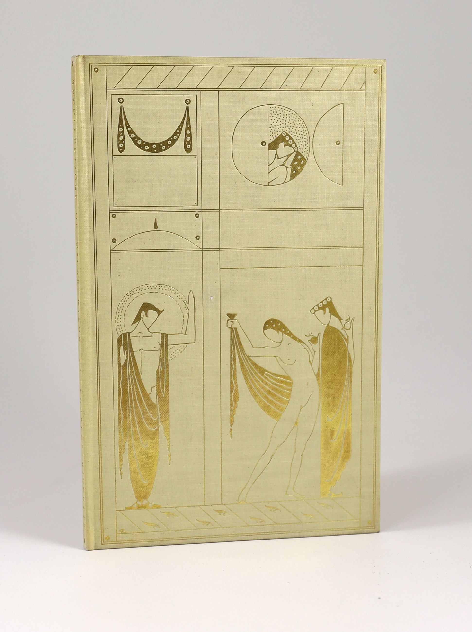 Nonesuch Press - ‘’Raymond, Jean Paul’’ and Ricketts, Charles de Sousy - Recollections of Oscar Wilde, one of 800, 4to, gilt decorated cream buckram, after a design by Charles Ricketts, with black d/j, London, 1932